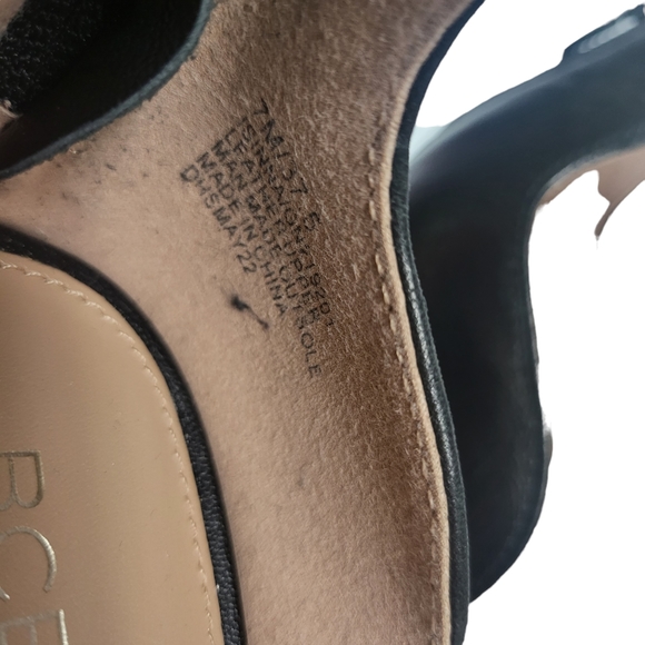 BCBGeneration Chain Detail Dress Sandals Black 7 - Picture 9 of 10